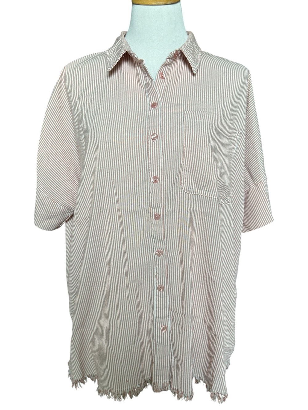 Umgee short sleeve button down shirt